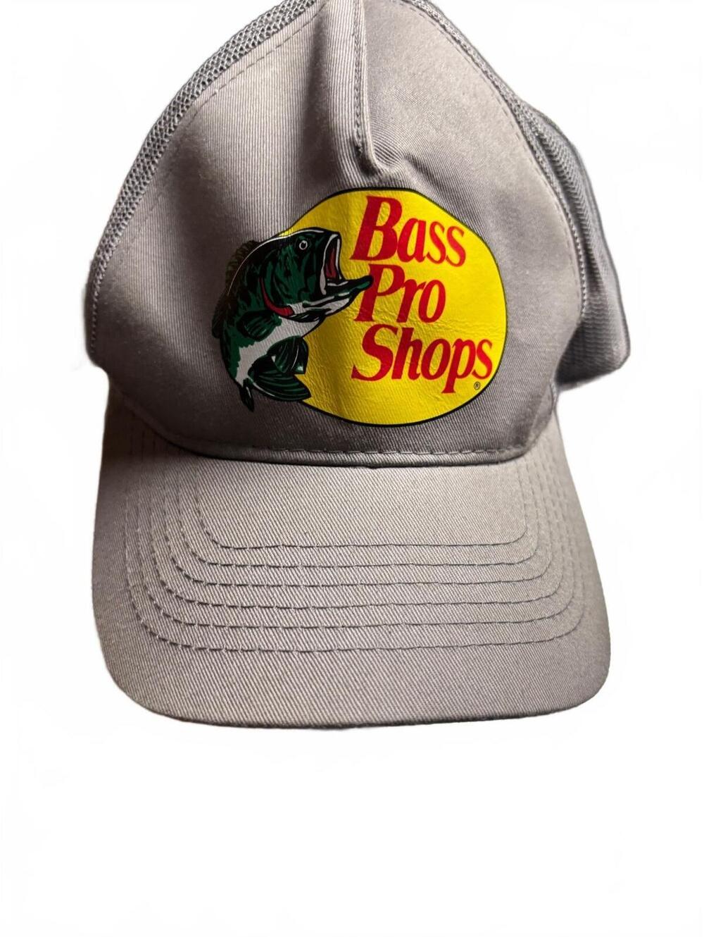 Bass Pro Shops Gray Mesh Back Adjustable Cap